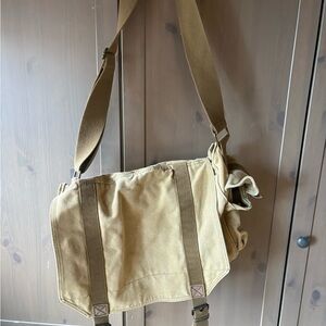 Stylish Tan Messenger Bag